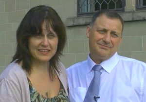 Graham Nield and Amanda Vickers