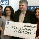 Marc Lachance lottery winner