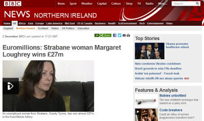 Margaret Loughrey wins £27m