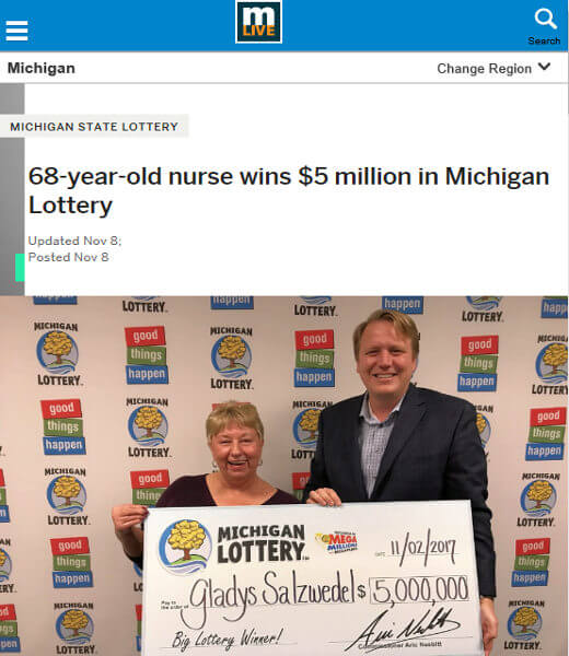 michigan nurse wins $5 Million