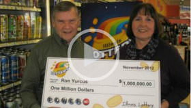 ron yurcus $1M lottery winner