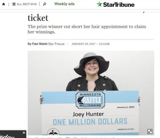 Woman learns she's a millionaire after 25 days!