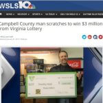 Man Wins $3 Million Lotto Prize
