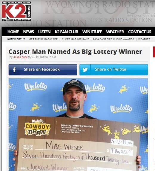 Metal Worker Posts $742K Lotto Win