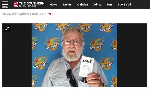 Benton man wins $11 million lotto jackpot.