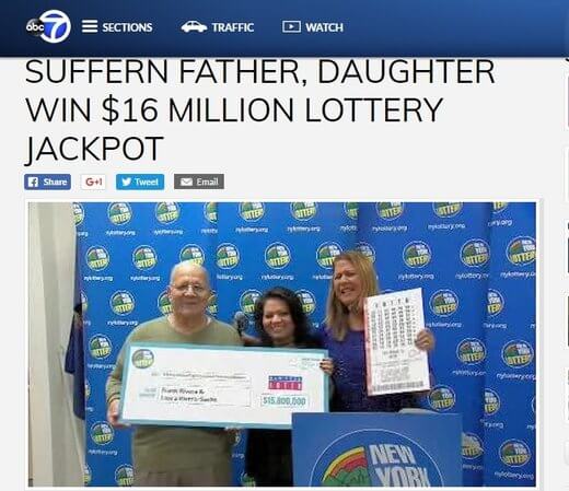 NY Father & Daughter Duo Win $15.8M Jackpot