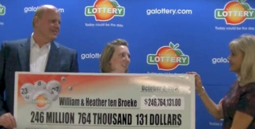 William ten Broeke big lottery winner